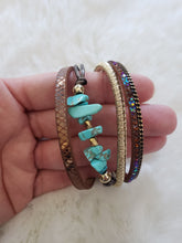 Load image into Gallery viewer, Turquoise Gem Bracelet
