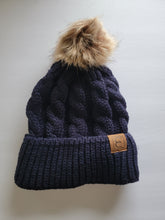 Load image into Gallery viewer, Basic Knitted Pom Beanie
