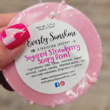 Load image into Gallery viewer, Sugared Strawberry Donut Soap
