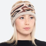 Fuzzy Camouflage Headwrap