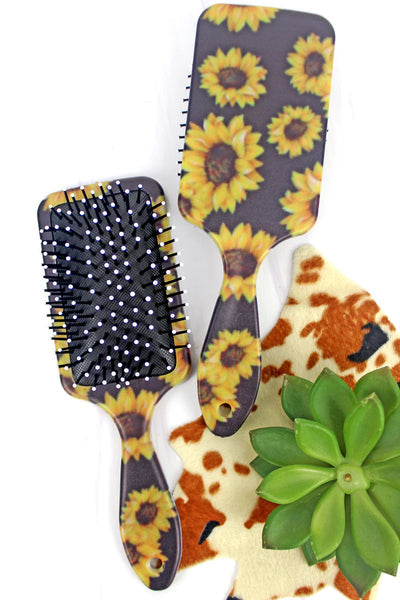 Sunflower Paddle Brush 🌻