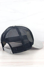 Load image into Gallery viewer, Unisex Grey Hillside Trucker Hat
